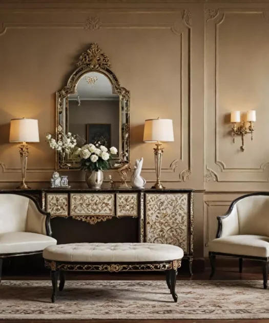 Materiały egzotyczne w meblach art déco: laki, kość słoniowa, masy perłowe