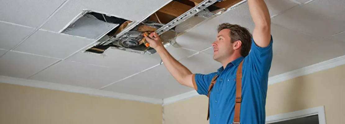 Konserwacja i naprawa sufitu podwieszanego — praktyczne porady